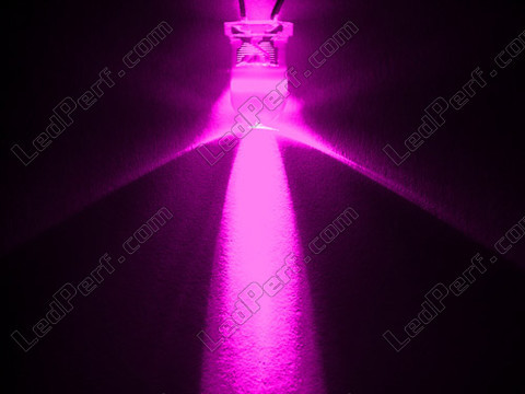 LED 5 mm rosa coche