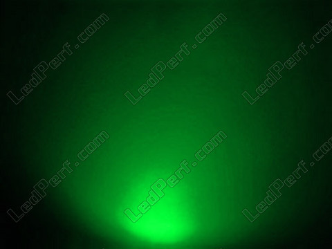 LED 5 mm WIDE ANGLE green + 12V resistencia