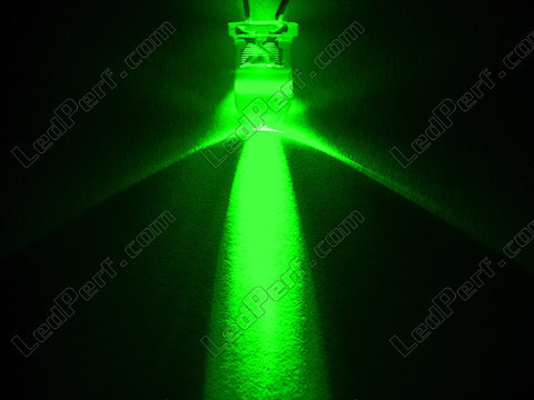 LED cableado 12V Verde