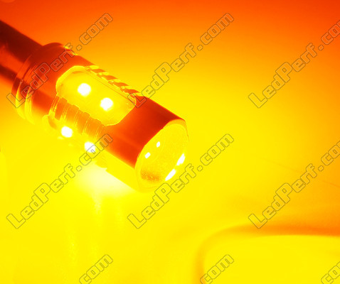 Bombilla LED H21W Naranja LEDs al detalle LEDs BAY9S H21W Casquillo HY21W 12V