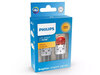 2x bombillas LED Philips P21W Ultinon PRO6000 - Naranja - BA15S - 11498AU60X2