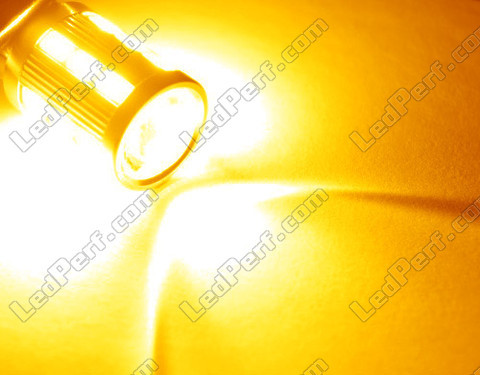LED P21W magnifier naranja de Alta Potencia con lupa para intermitentes