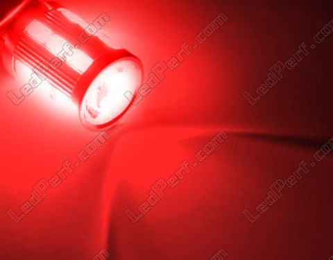 LED P21/5W magnifier rojo de Alta Potencia con lupa para luces