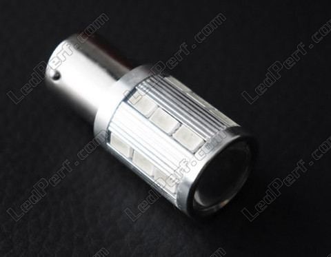 LED P21W magnifier rojo de Alta Potencia con lupa para luces