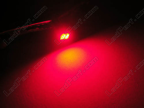 LED sobre soporte rojo T4.7