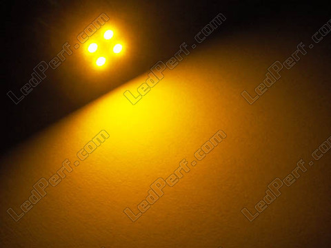LED T10 Efficacity W5W con 5 LED Naranjas