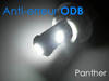 bombilla led T10 Panther W5W Sin error Odb - Antierror odb - 6000K Blanco