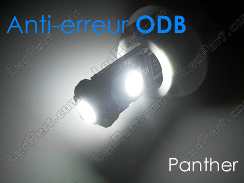 bombilla led T10 Panther W5W Sin error Odb - Antierror odb - 6000K Blanco