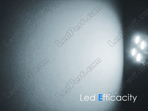 LED T10 Efficacity W5W de 4 LED blanca