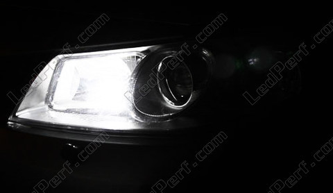Luces de posición LEDs blanco xenón W5W T10 - Renault Mégane 2