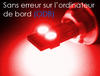 bombilla led T10 W5W Sin error Odb - Antierror odb - Quad Rojo