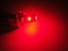 bombilla led T10 W5W Xtrem Rojo efecto xenón