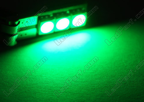 LED T10 W5W Motion verde sin error ordenador de a bordo - Iluminación lateral -