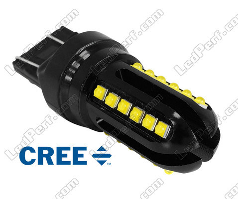 bombilla W21/5W LED (T20) Ultimate Ultrapotente - 24 LEDs CREE - Antierror ODB