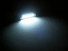 LED tipo festoon gancho Plafón, Maletero, guantera, placa de matrícula blanco 42 mm - C10W