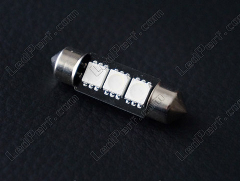 LED tipo festoon Plafón, Maletero, guantera, placa de matrícula blanco 37mm - C5W