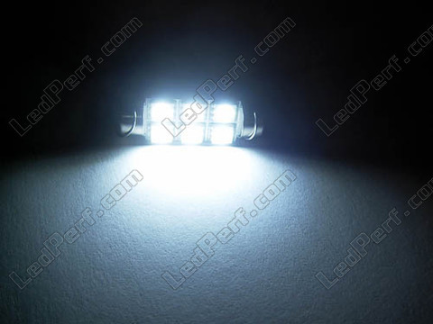 LED tipo festoon Plafón, Maletero, guantera, placa de matrícula blanco 39 mm - C5W