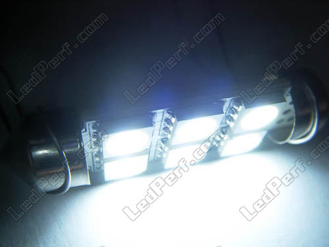 LED tipo festoon Plafón, Maletero, guantera, placa de matrícula blanco 39 mm - C5W