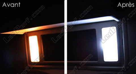 LED espejos de cortesía parasol Peugeot 307