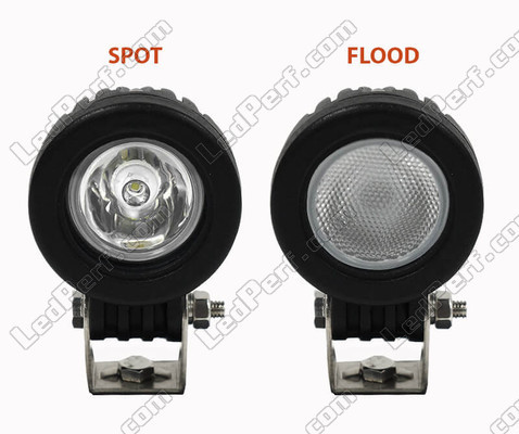 Haz luminoso Spot VS Flood Aprilia RS 250