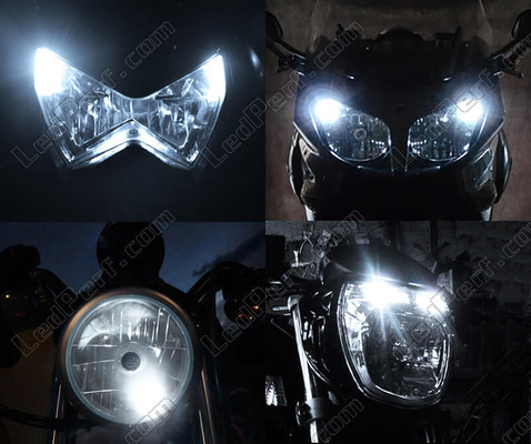 LED luces de posición blanco xenón BMW Motorrad G 650 GS (2008 - 2010) Tuning