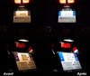 LED placa de matrícula antes y después BMW Motorrad HP2 Enduro Tuning