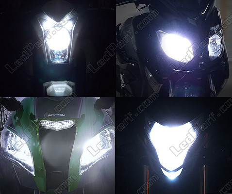 LED faros BMW Motorrad HP2 Megamoto Tuning