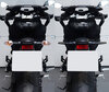 Comparativa antes y después de la instalación Intermitentes LED dinámicos + luces de freno para BMW Motorrad R 1200 R (2006 - 2010)