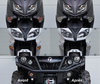 LED Intermitentes delanteros Harley-Davidson Forty-eight XL 1200 X (2010 - 2015) antes y después