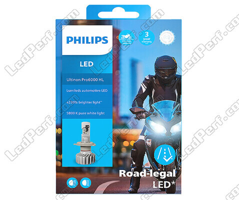 Bombilla LED Philips Homologada para moto Honda CB 1100 - Ultinon PRO6000