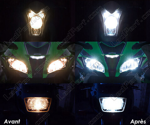 LED luces de cruce y de carretera led Indian Motorcycle Chief blackhawk / dark horse / bomber 1720 (2010 - 2013)