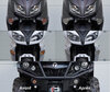 LED Intermitentes delanteros Indian Motorcycle Chief blackhawk / dark horse / bomber 1720 (2010 - 2013) antes y después