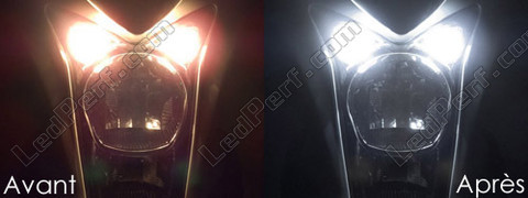 LED luces de posición blanco xenón Kawasaki ER 6N