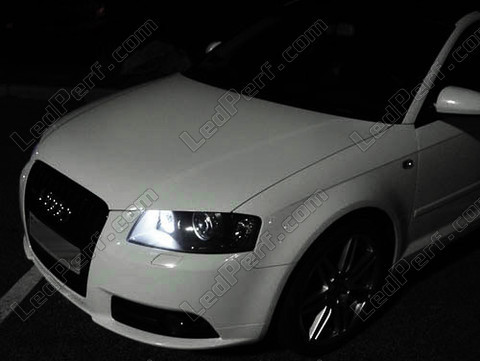 LED luces de posición blanco xenón Audi A3 8P