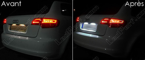 LED placa de matrícula Audi A3 8P