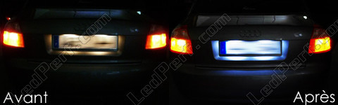 LED placa de matrícula Audi A4 B6