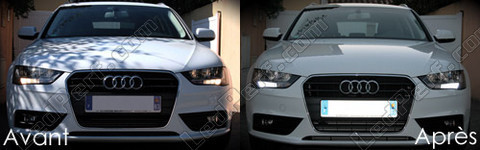 LED luces de circulación diurna Diurnas Audi A4 B8 Facelift