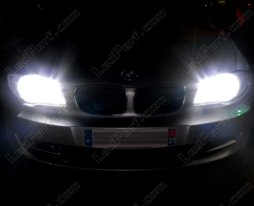 Para BMW 1 Series Coupe E82 Xenon Faro Bombilla Azul LED Bombillas De Luz Lateral 07-12 