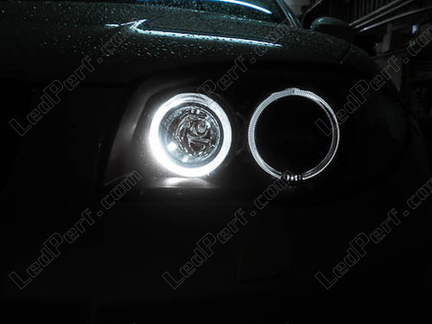 LEDs blancas xenón para angel eyes BMW Serie 1 fase 2 6000K