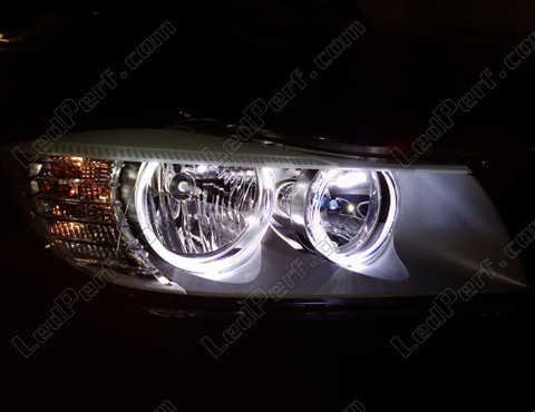 LED angel eyes Serie 3 E90 E91 Fase 2 LCI sin xenón