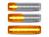 Iluminación de los intermitentes laterales secuenciales transparentes de LED para BMW Serie 5 (E39)