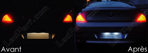 LED placa de matrícula BMW Serie 6 (E63 E64)