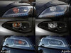 LED Intermitentes delanteros BMW X4 (G02) antes y después