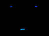 LED elevalunas azul Citroen C2 fase 1