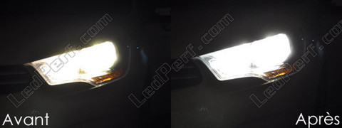 LED Luces de carretera Citroen C4 II