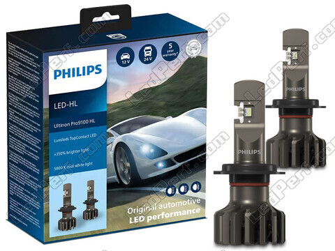 Kit de bombillas LED Philips para Citroen C4 Picasso II - Ultinon Pro9100 +350 %