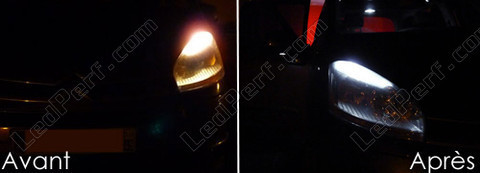 LED luces de posición blanco xenón Citroen C4 Picasso