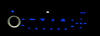 LEDs Radio del coche RD4 azul Citroen C4