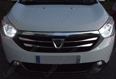 LED luces de posición blanco xenón Dacia Dokker