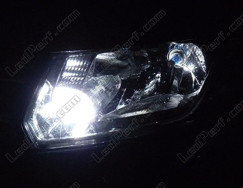 LED luces de posición blanco xenón Dacia Logan 2